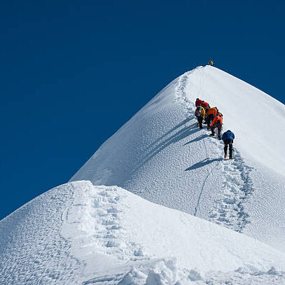 Island peak is one of the most popular trekking peak in Nepal.